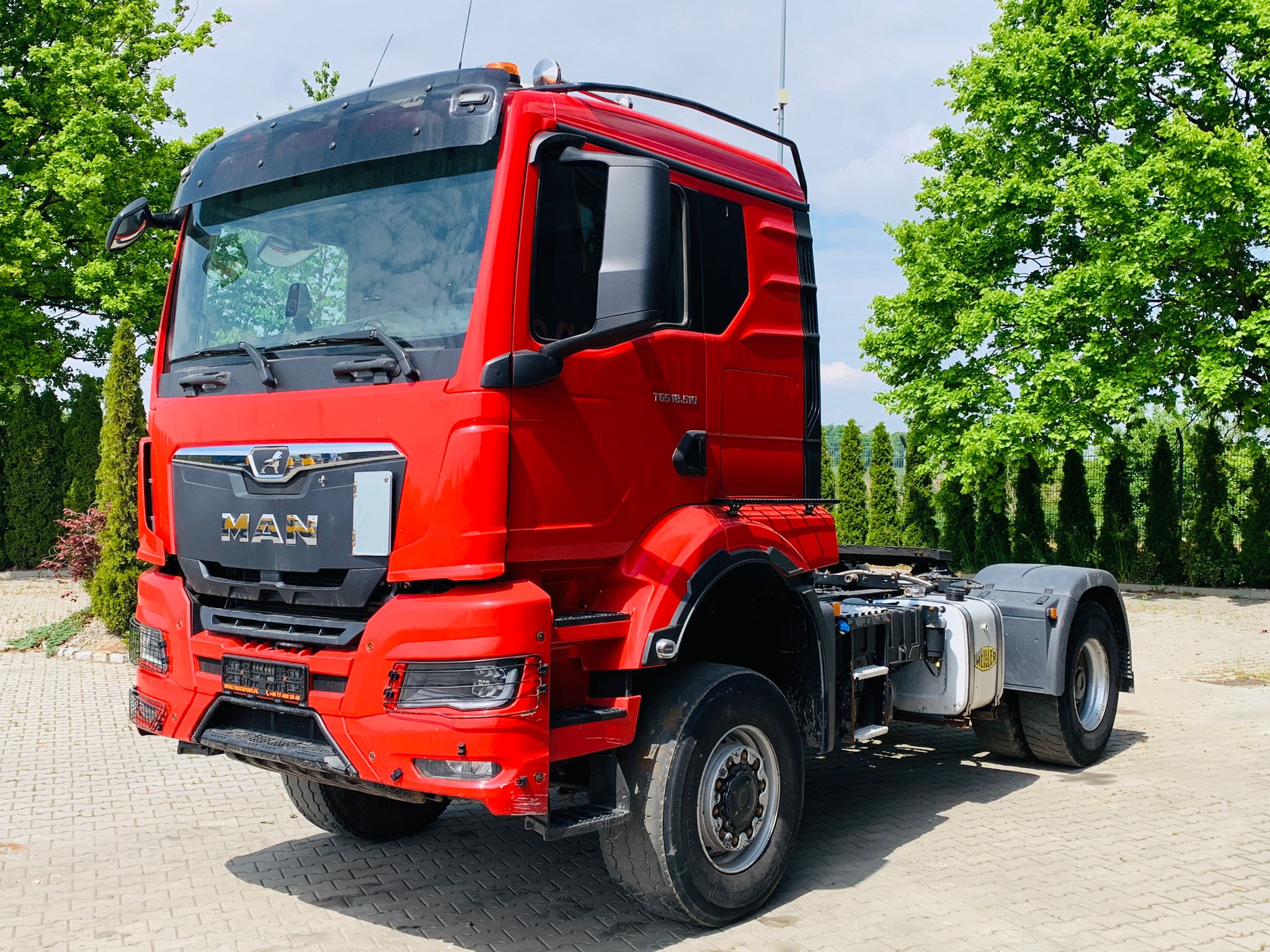MAN TGS 18.510 4x4 BL EURO6 CIĄGNIK SIODŁOWY Z HYDRAULIKĄ WYWROTU